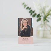 Photo professionnelle moderne carte de consultant (Debout devant)