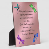 Photo Psaume 85:10-11 Plaque (Côté)