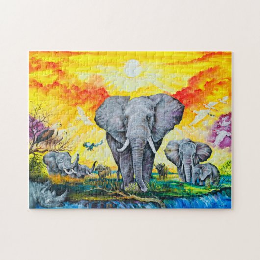 Photo Puzzle avec boîte cadeau (Horizontal)