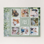 PHOTO Puzzle Mariage Anniversaire de verdure Thème (Horizontal)