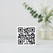 Photo qr photo ou logo carte de visite (Debout devant)