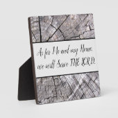 Photo Quant À Moi Et Ma Maison Plaque De Tablette Avec D (Recto)