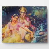Photo Radha and Krishna plaque (Devant)