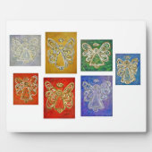 Photo Rainbow Guardian Angels Peinture Art Plaque (Devant)