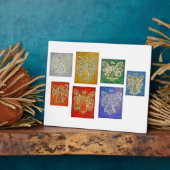 Photo Rainbow Guardian Angels Peinture Art Plaque (Côté)