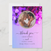 Photo Rainbow Mariage Carte de remerciements (Devant)