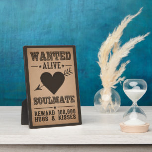 Photo RECHERCHÉ VIVE : plaque SOULMATE