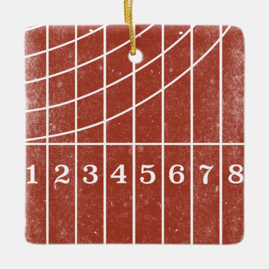 Photo Red Track Décoration de Noël pour les coureu (Devant)