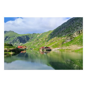 Photo Reflet du lac Bâlea – Impression alpine des Carpat