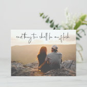 Photo religieuse Enregistrer la carte de date KJV (Debout devant)