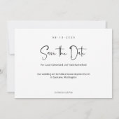 Photo religieuse Enregistrer la carte de date KJV (Dos)