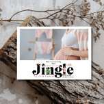 Photo Retro Faire-part de grossesse pour bébé<br><div class="desc">Partagez vos nouvelles joyeuses avec une touche de charme festif grâce à notre Faire-part Photo Christmas Pregnancy. Cette carte ravissante comporte une photo personnelle, magnifiquement encadrée pour présenter votre famille grandissante. Le design intègre des éléments festifs comme les arbres de Noël, les flocons de neige ou les accents de vacances,...</div>