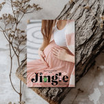 Photo Retro Faire-part de grossesse pour bébé<br><div class="desc">Partagez vos nouvelles joyeuses avec une touche de charme festif grâce à notre Faire-part Photo Christmas Pregnancy. Cette carte ravissante comporte une photo personnelle, magnifiquement encadrée pour présenter votre famille grandissante. Le design intègre des éléments festifs comme les arbres de Noël, les flocons de neige ou les accents de vacances,...</div>