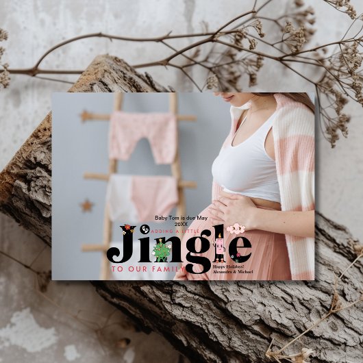 Photo Retro Faire-part de grossesse pour bébé