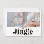 Photo Retro Faire-part de grossesse pour bébé (Devant)