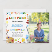 Photo Robe Blanche Pour Les Invitations De Peintur (Devant)