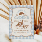 Photo Rodeo Birthday Invitation Kaart