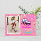 Photo Roller invitation anniversaire invitation de (Debout devant)