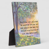 Photo Romans 10:9 Plaque (Côté)