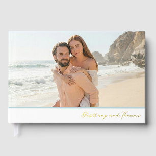 Photo romantique de plage sereine