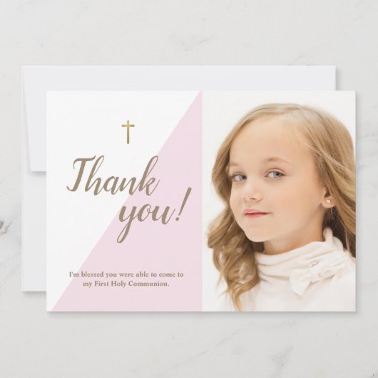 Photo rose moderne 1er Merci de la sainte communio (Devant)