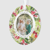 photo rouge et vert festif moderne botanique (devant)