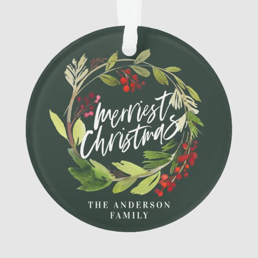 photo rouge et vert fête moderne botanique moderne (dos)