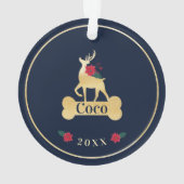 Photo rouge personnalisée d'animal familier de (dos)