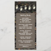 Photo Rustic Mason Jar Camo Programmes de mariage (Dos)