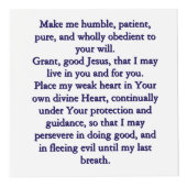 Photo Sacré Coeur de Jésus Cube de prière (Droite)