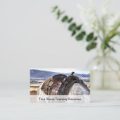 Photo Saddle & Horse - Entraîneur - Carte de visit (Debout devant)