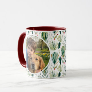 Photo Scandinavian Christmas Foliage Sage Green Mok
