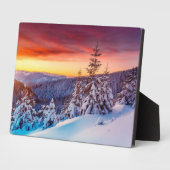 Photo Scène d'hiver Plaque Art Décor (Côté)