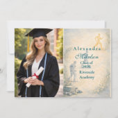 Photo Scholarly Physical Therapy Graduation Aankondiging (Voorkant)