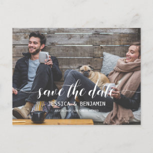 Photo Script manuscrite Enregistrer La Carte Posta