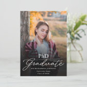 Photo Script PhD Degree Afstuderen Aankondiging (Staand voorkant)