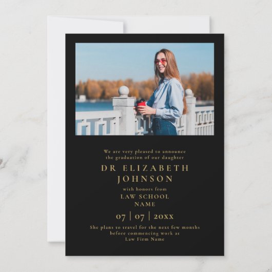 Photo Script PhD Degree Afstuderen Aankondiging (Achterkant)