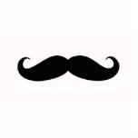 Photo Sculpture Aimant de moustache<br><div class="desc">Aimant formé par moustache</div>