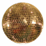 Photo Sculpture Boule Disco 2 en miroir<br><div class="desc">sculpture de 5" x 7" d'une boule Disco en miroir doré. C'est une superbe pièce de décoration de fête qui peut être utilisée partout, même dans votre pièce centrale. Voir la fiche de sculpture acrylique, porte - clé, aimant et ornement correspondant. Voir toute la collection Disco les années 70 Photo...</div>