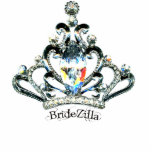 Photo Sculpture BrideZilla Tiara Sculpture<br><div class="desc">BrideZilla Tiara Sculpture... Super plaisir pour le décor wedding shower et les plateaux de gâteaux! ! !... Sûr de rire et les sculptures font aussi un cadeau amusant mémorable! *Beaucoup d'autres produits BrideZilla!</div>