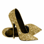 Photo Sculpture Chaussures haute talon Parties scintillant or<br><div class="desc">Elégante parties scintillant or haute talon chaussure photo sculpture. Vous pouvez choisir votre taille,  quantité et type de produit en cliquant sur le bouton customiser pour commencer.</div>