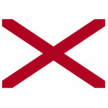 Photo Sculpture Drapeau Alabama<br><div class="desc">Le drapeau de l'Etat de l'Alabama.</div>