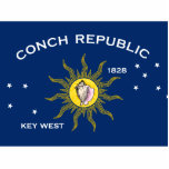 Photo Sculpture Drapeau de la République de Conch Key West Florida<br><div class="desc">Drapeau de la République de Conch. Key West,  drapeau de la Floride.</div>