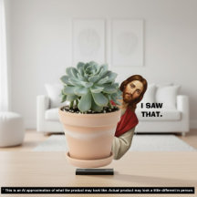 Drôle Jésus J'ai Vu Cette Blague Humour Statue 2D 