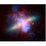Photo Sculpture Galaxy M82 Hubble NASA<br><div class="desc">Galaxy M82 Hubble NASA Cette image rouge, turquoise, violet et bleue de la galaxie M82 - également connue sous le nom NGC 3034 - est un composite coloré créé à partir de données du télescope spatial Hubble, de l'Observatoire de rayons X Chandra et du télescope Spitzer. Crédit image : NASA,...</div>