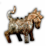 Photo Sculpture Han Dynastie artefact terre cuite cheval<br><div class="desc">Ancien cheval chinois Han dynastie en terre cuite numériquement amélioré et apporté à vous par YANKAdesigns!</div>