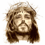 Photo Sculpture Jésus-Christ avec une couronne des épines<br><div class="desc">Jésus-Christ avec une couronne des épines.  Images âgées.  Grand sur la paume dimanche et Pâques.  Utilisation des occasions et des vacances religieuses.  http://frontiernow.com</div>