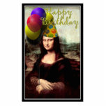 Photo Sculpture Joyeux anniversaire Mona Lisa<br><div class="desc">Merci de votre visite! Gravityx9 Designs offre un large mélange d'images,  de photographies,  d'art et de dessins. Contactez-moi pour obtenir des informations sur les nouveaux produits. Visitez la section ANNIVERSAIRE de ce magasin pour plus de produits et de modèles.</div>