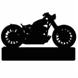 Photo Sculpture Motorcycle noir<br><div class="desc">Une sculpture sombre pour décorer votre chambre ou bureau. Un excellent produit que vous ne trouverez ici qu'au magasin Mixed World Zazzle.</div>