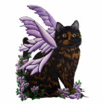 Photo Sculpture Tortie Fairy Chat<br><div class="desc">art original de Pamela Fleming</div>